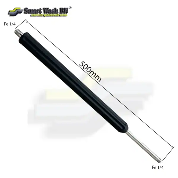 Lance spumare inox 500mm pentru spălătorii auto self-service – Negru