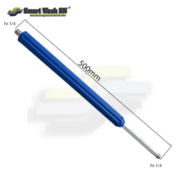 Lance spumare inox 500mm – profesională pentru spălătorii auto self-service albastra - imagine 2